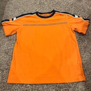 Orange, blue, and white Bailey’s PT T-shirt